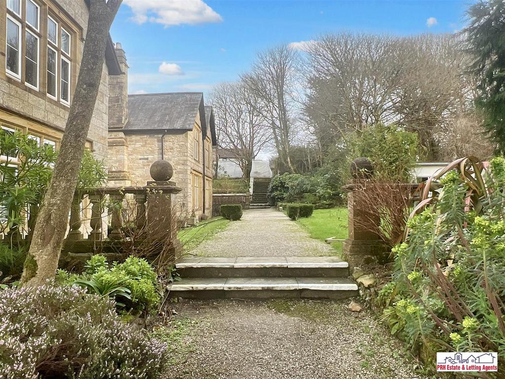 View over the garden