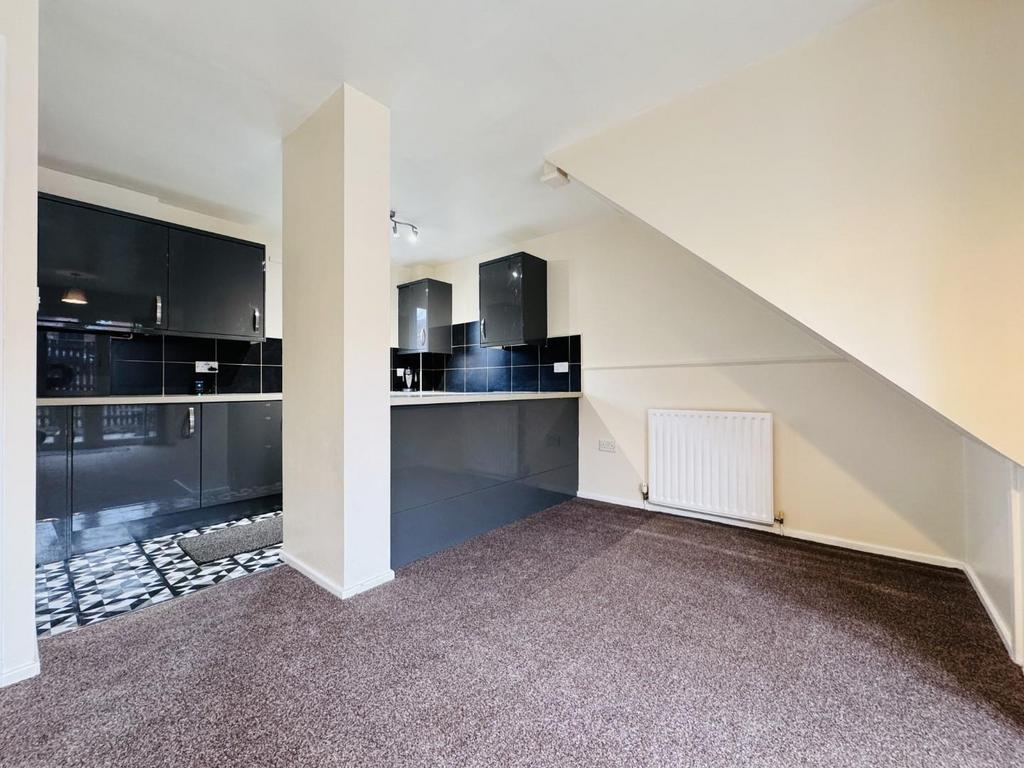 Lounge into kitchen