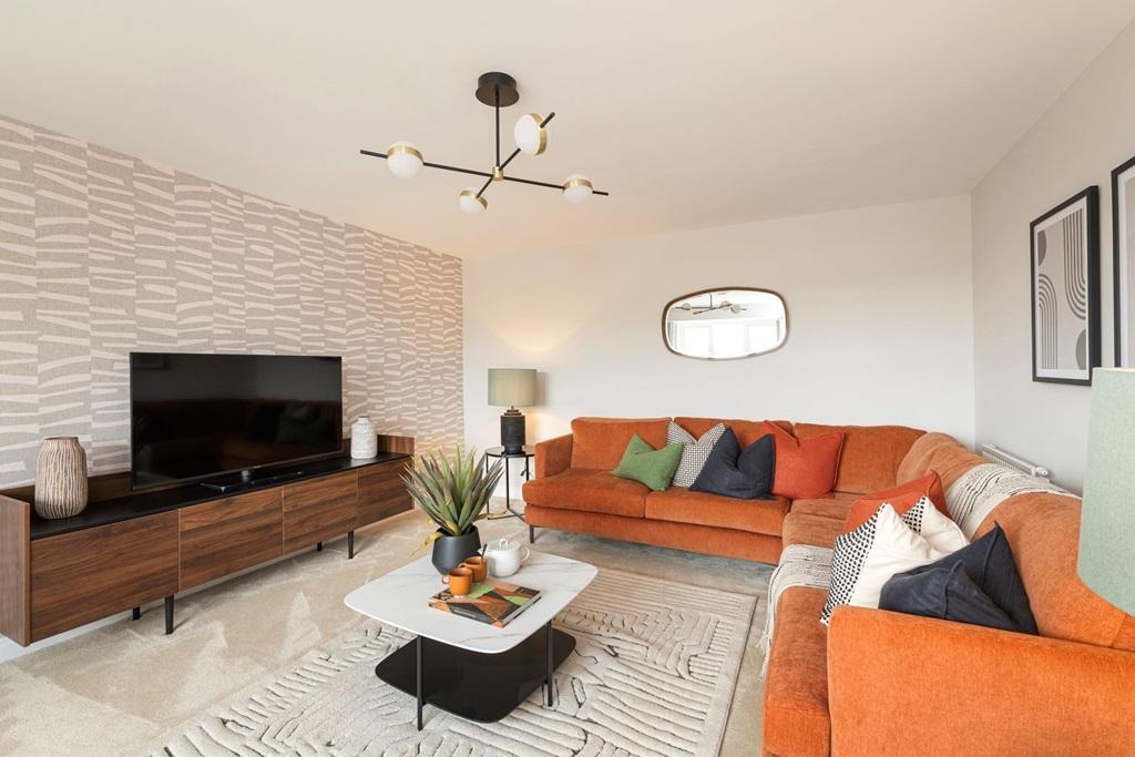 A bright and spacious lounge is the perfect...