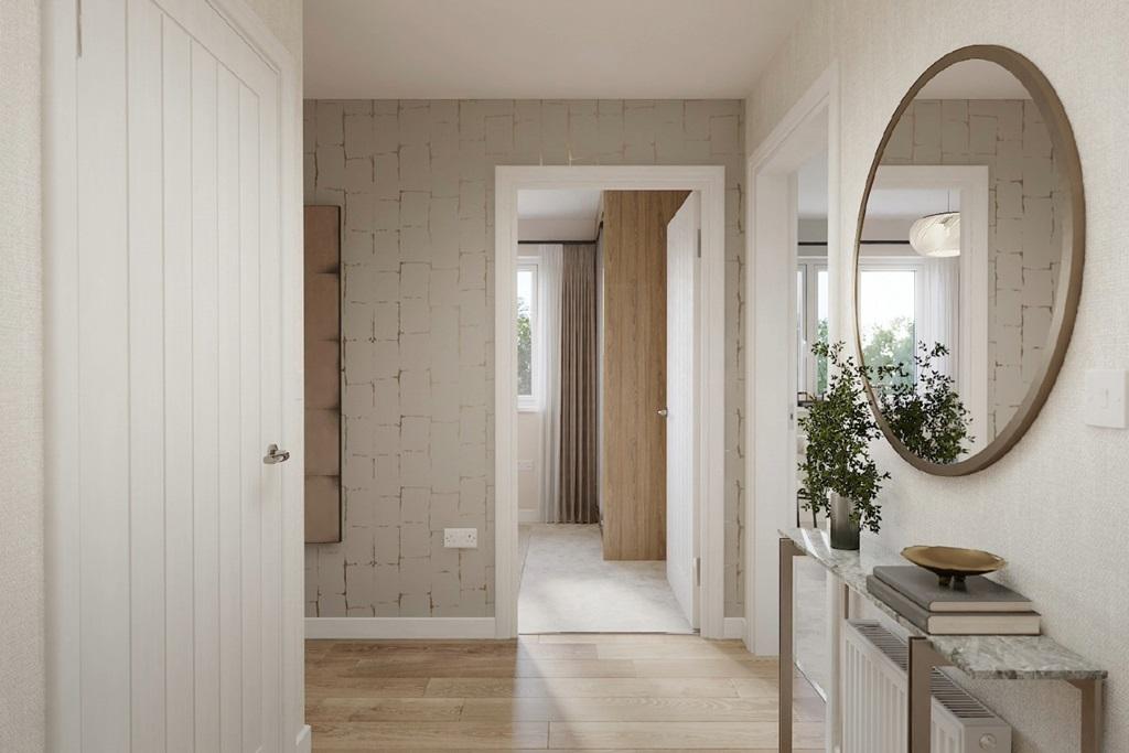A welcoming hallway