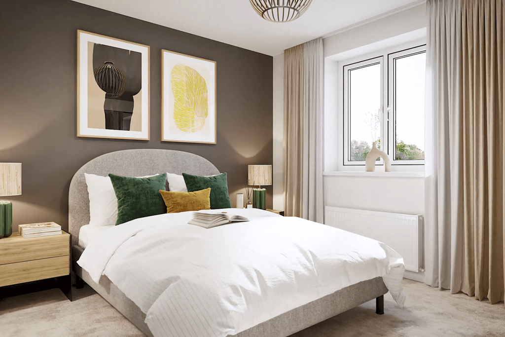 You will find 2 spacious bedrooms