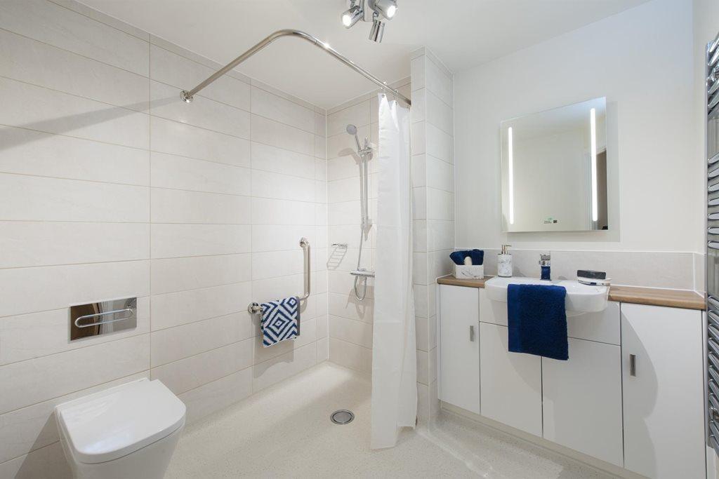 Typical shower room