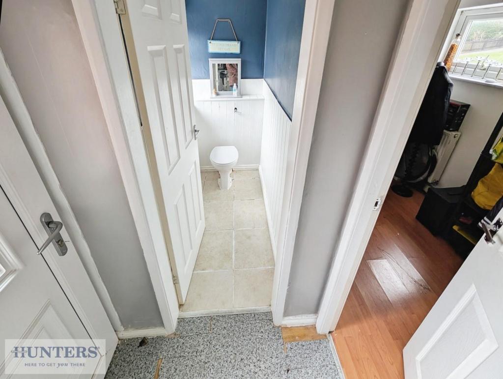 Rear hallway / ground floor wc