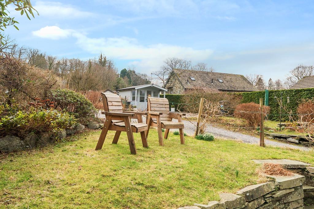 Front Garden Grassed Seating Area