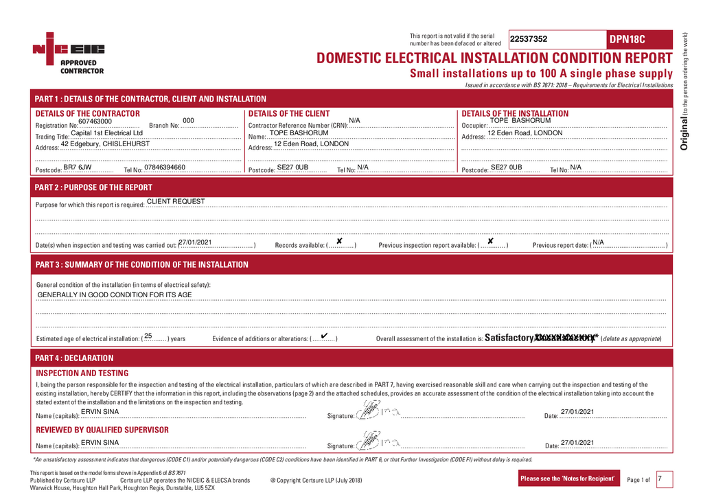 EPC Certificate