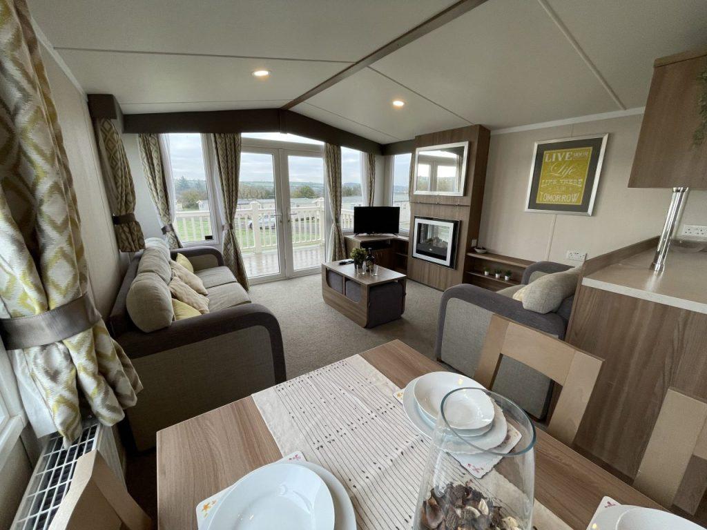 2017 Swift Bordeaux 38ft X 12ft 2 Bed Caravan For