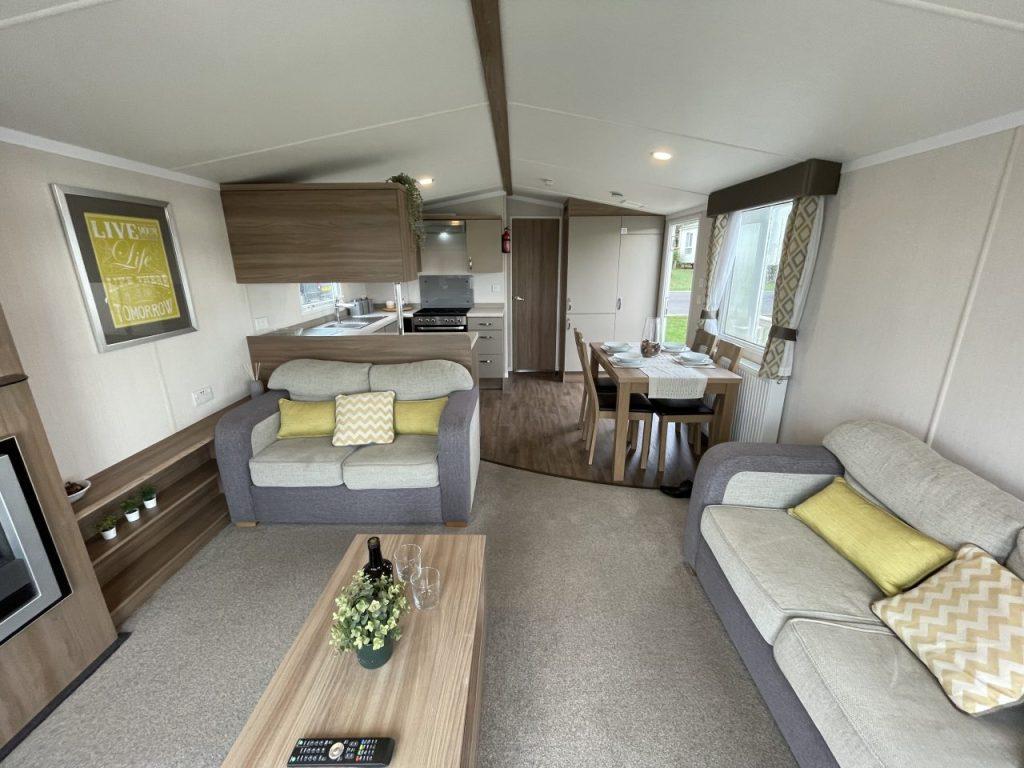 2017 Swift Bordeaux 38ft X 12ft 2 Bed Caravan For