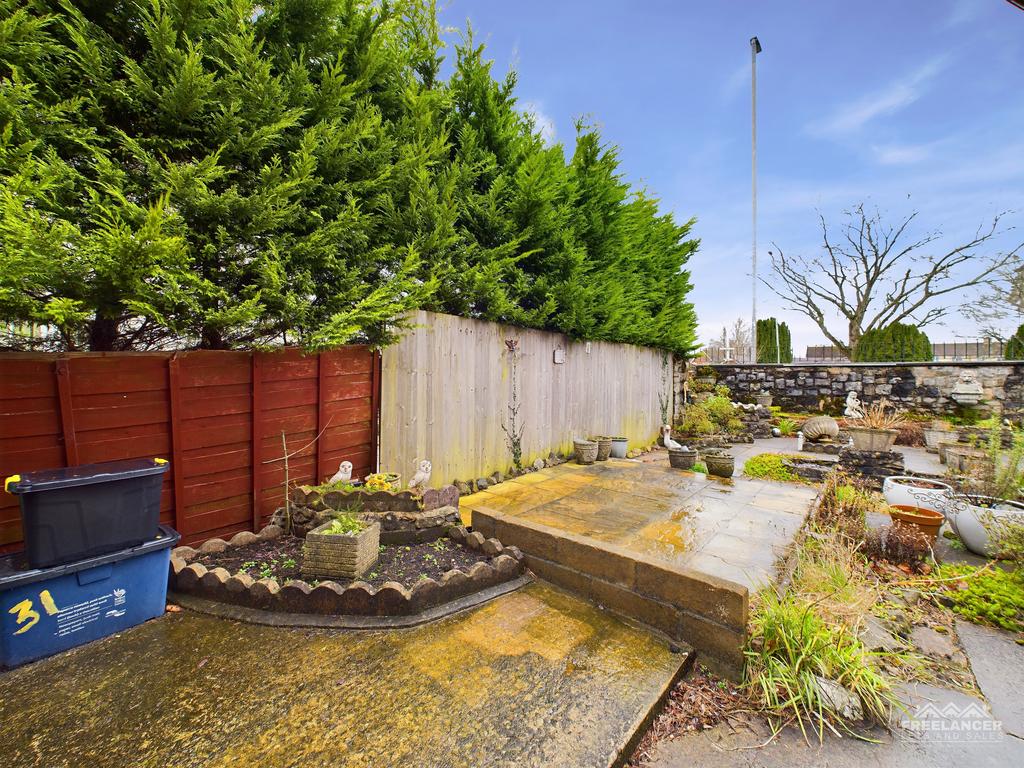 Rear garden