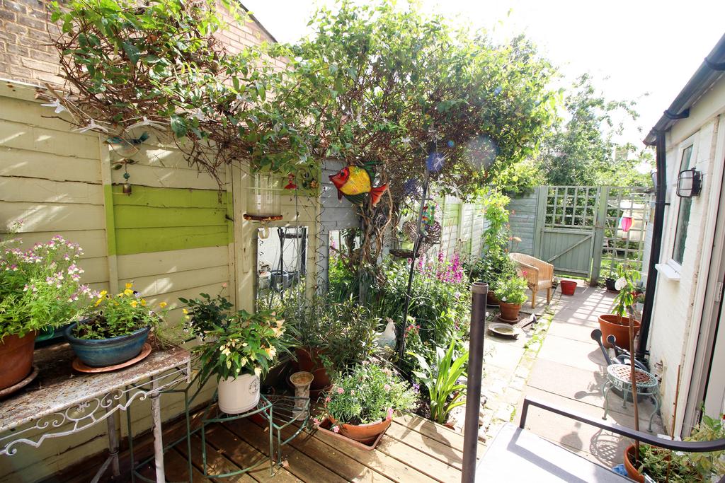 Rear courtyard garden