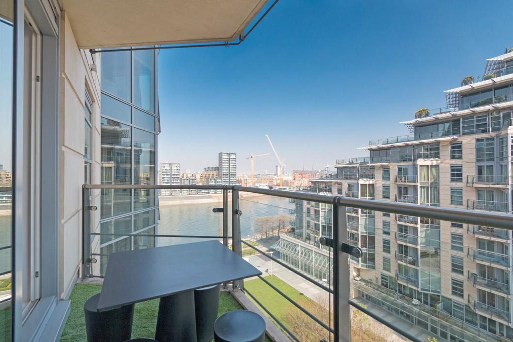 Balcony with View of River