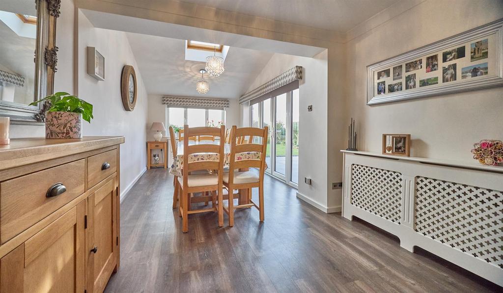 Rear Extended Family Room/Dining Room