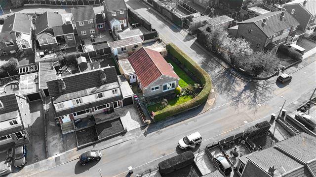 Drone shot front