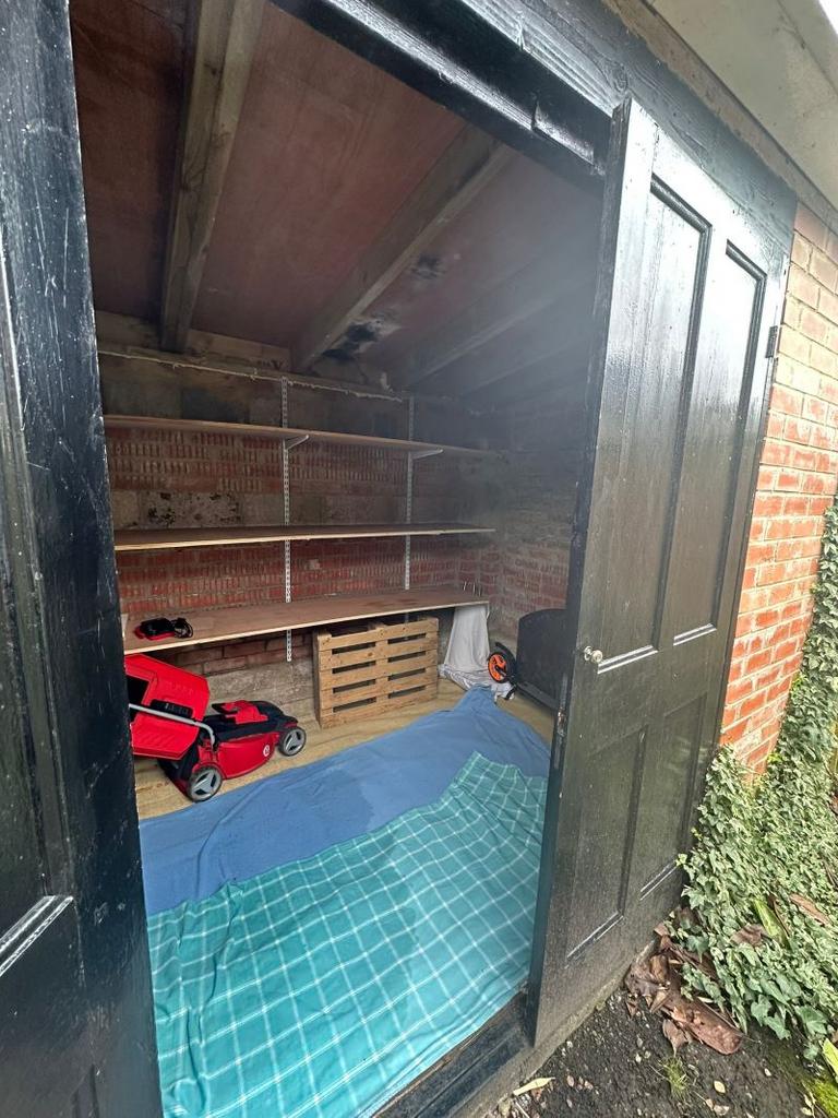 Garage interior, garage