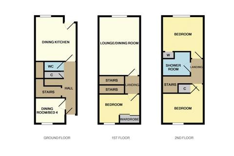 4 bedroom terraced house for sale, Cambusdoon Place, Kilwinning KA13