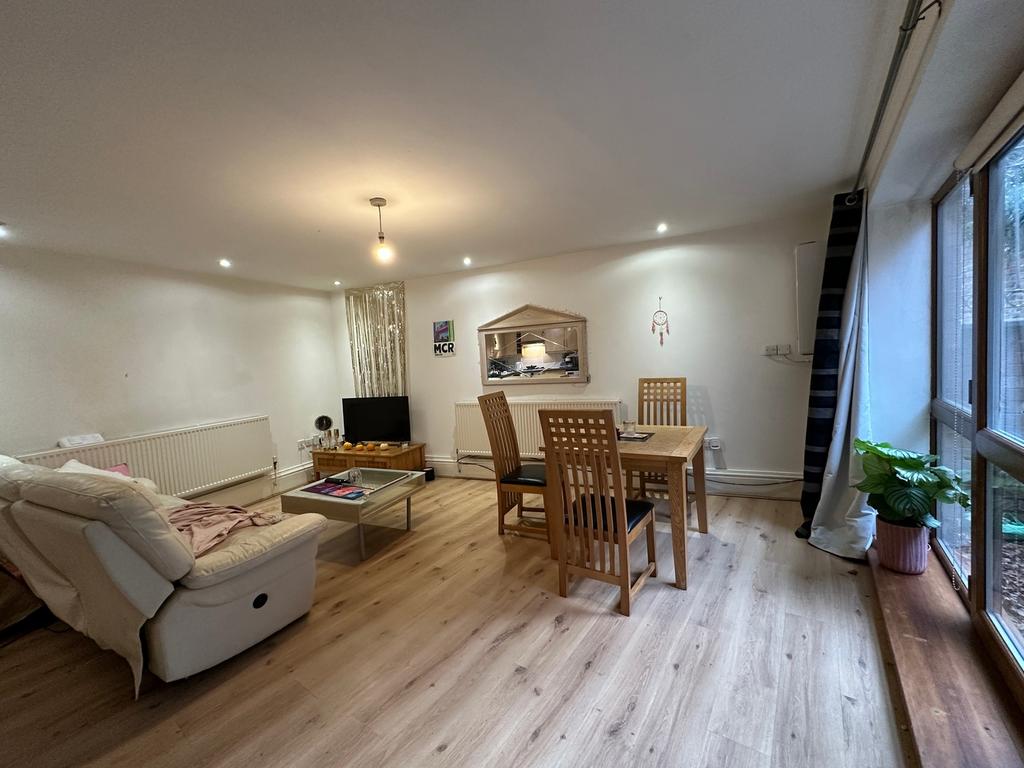 A spacious and inviting large modern living roo...