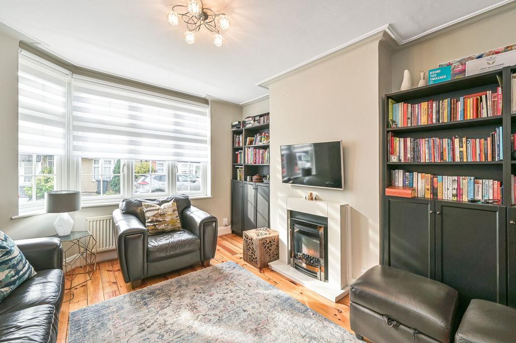 Living room, fireplace
