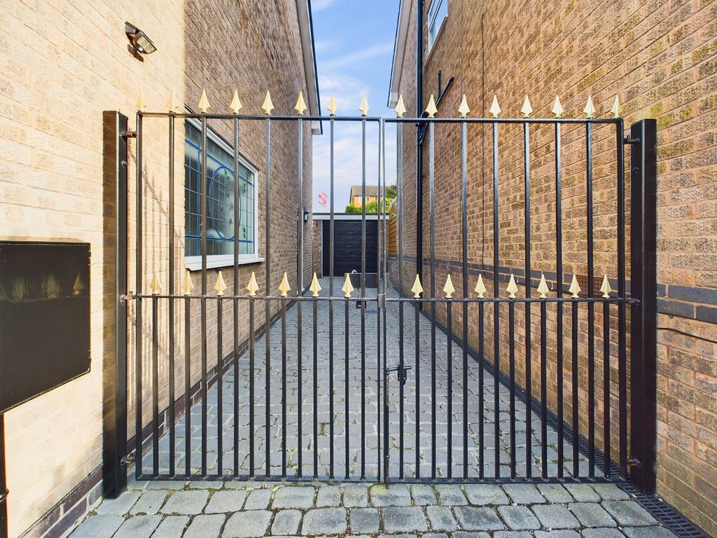 Gates to Detached garage