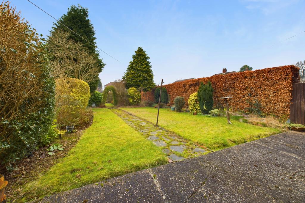 Rear garden