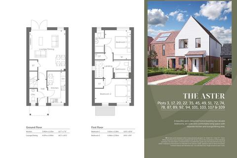 2 bedroom semi-detached house for sale, Citronella Road, Grasmere Gardens (Phase 1), Chestfield, Whitstable, Kent