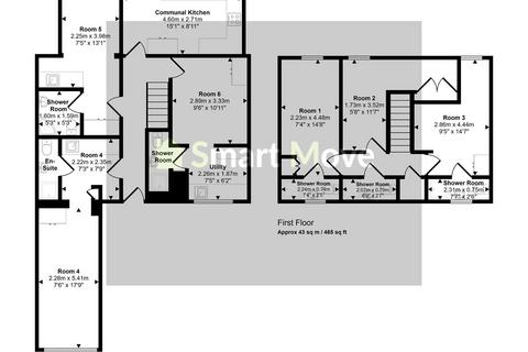 1 bedroom house of multiple occupation to rent, Oldbrook, Bretton, R4, Peterborough, Cambridgeshire. PE3 8SJ