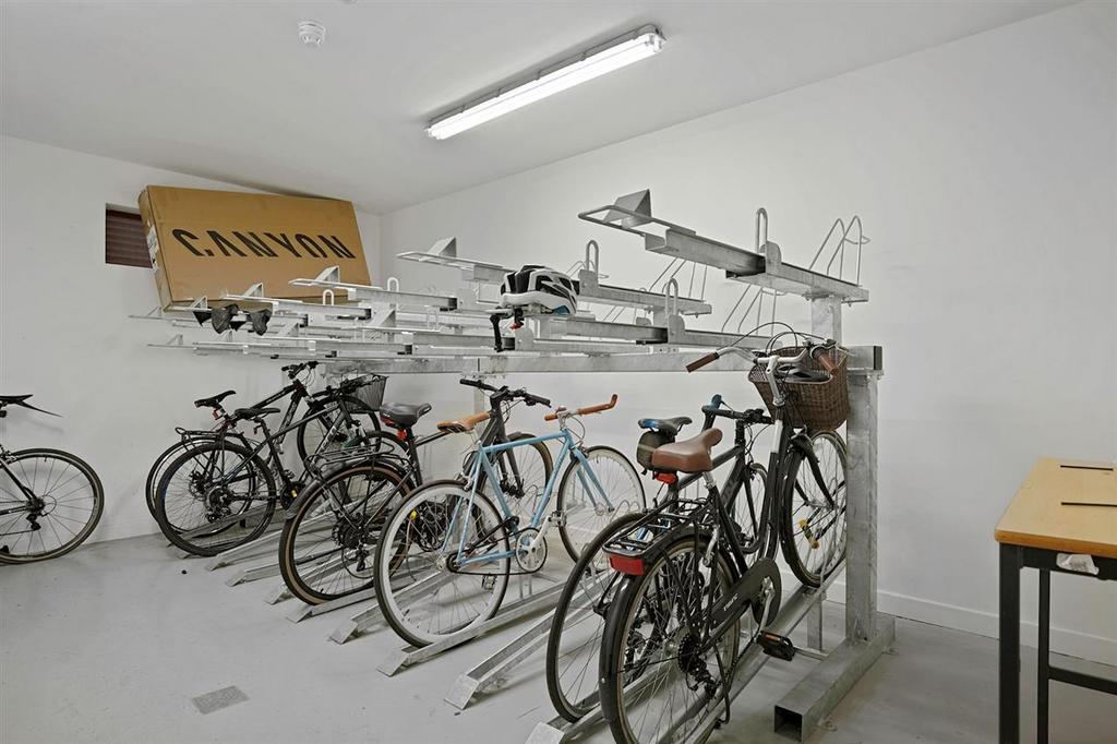 Bike rack room