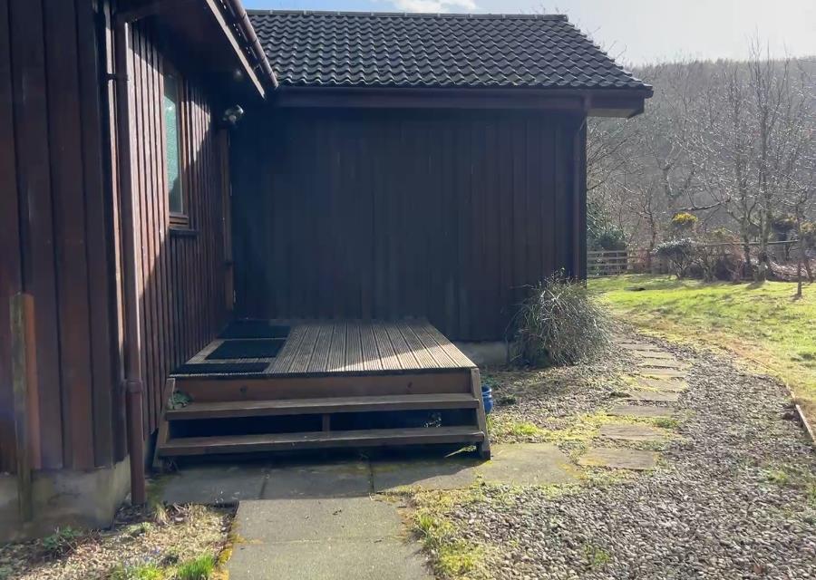 Towards front door