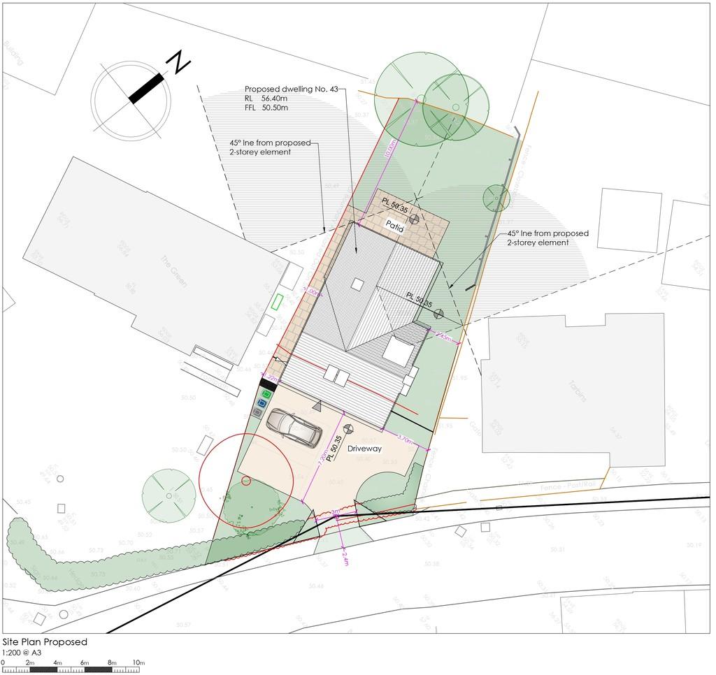 Proposed site plan