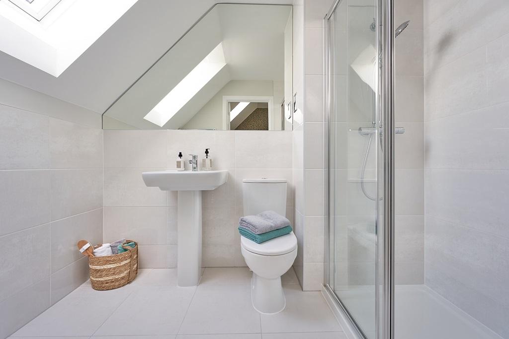 An en suite bathroom away from the family