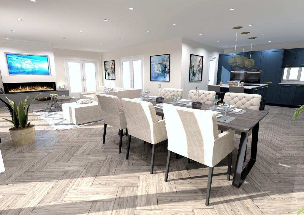 Example Dining Area & Living Space