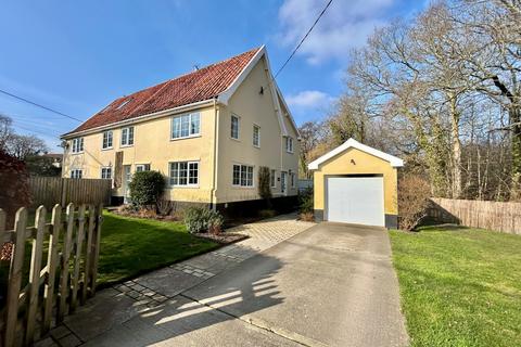 4 bedroom semi-detached house for sale, Brook Cottage, The Street, Huntingfield, Halesworth, Suffolk IP19 0PX