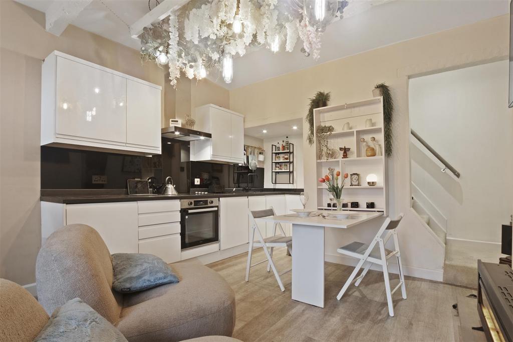Open plan modern kitchen