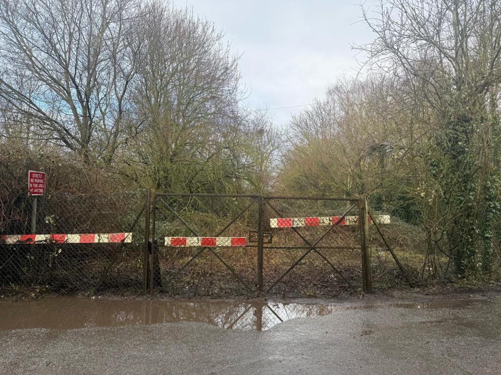 Entrance Gates to five acres of land
