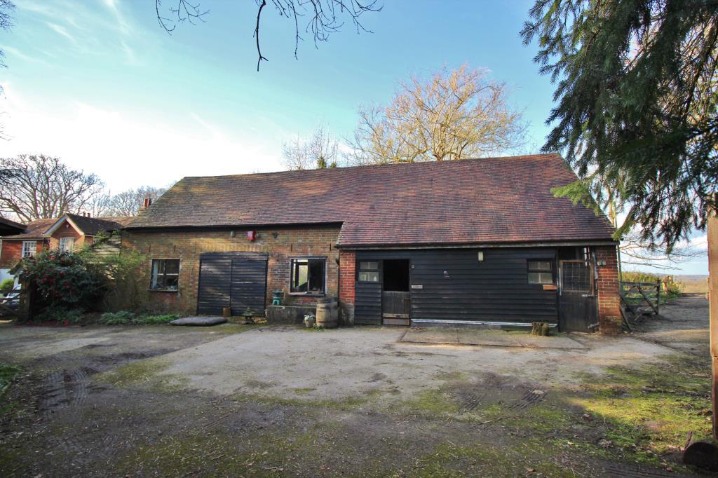 Detached brick built barn
