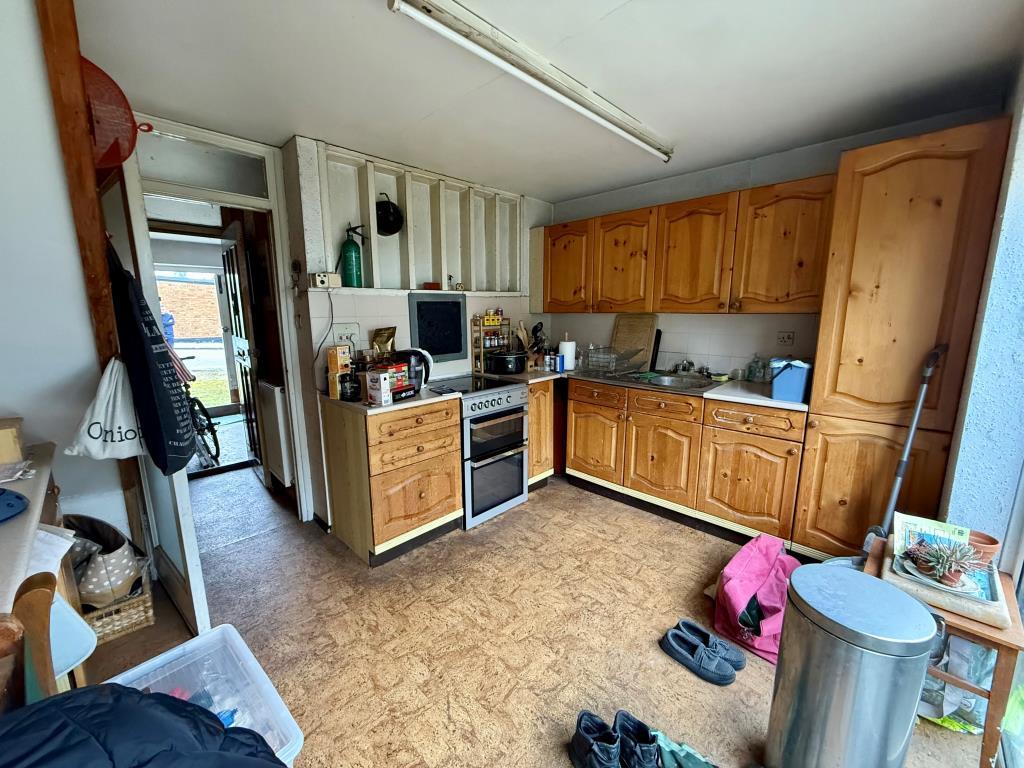 Kitchen with access to garden