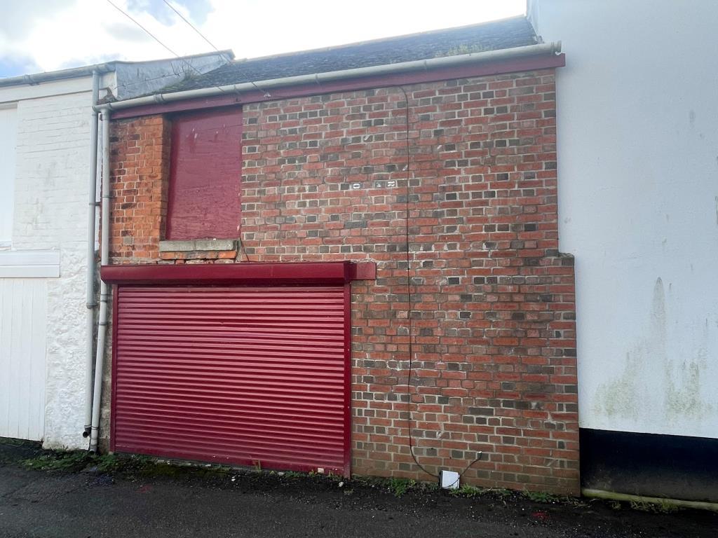Rear garage