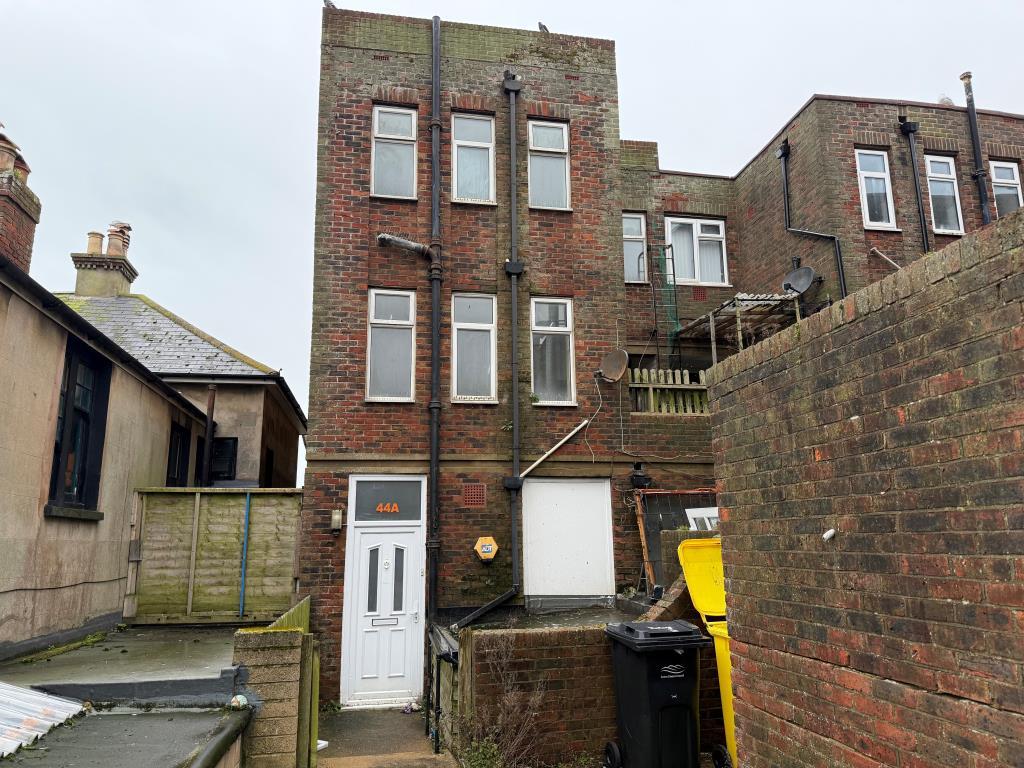 Rear elevation with access to maisonette