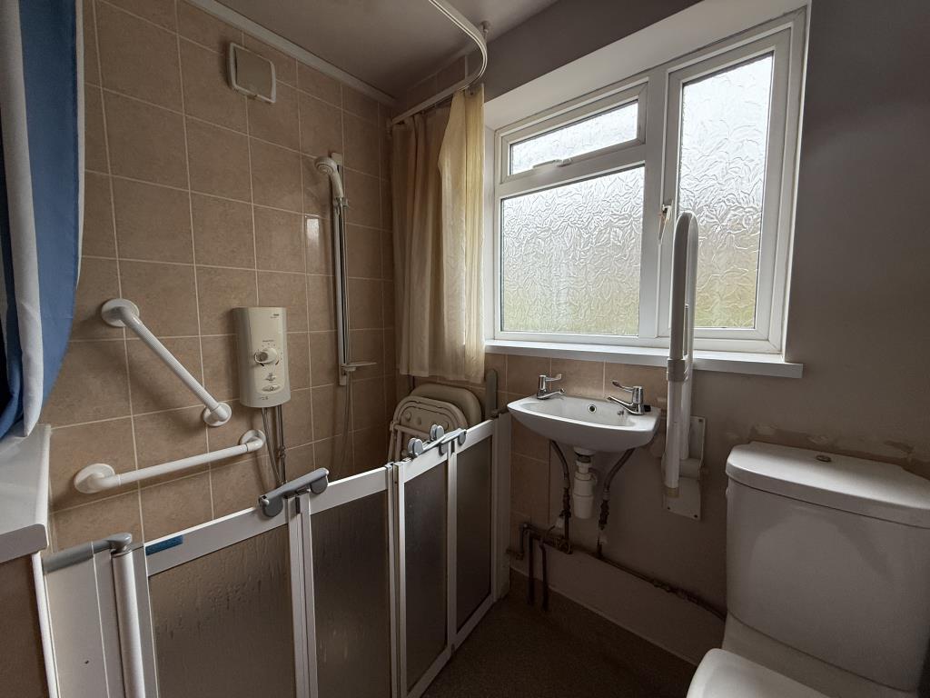 Wet room style bathroom
