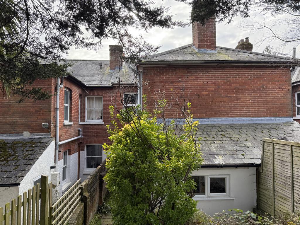 Rear elevation of house