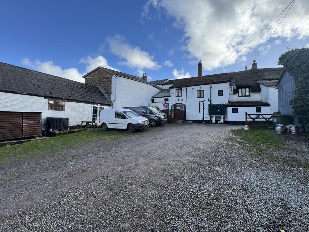 Car park and rear of the public house