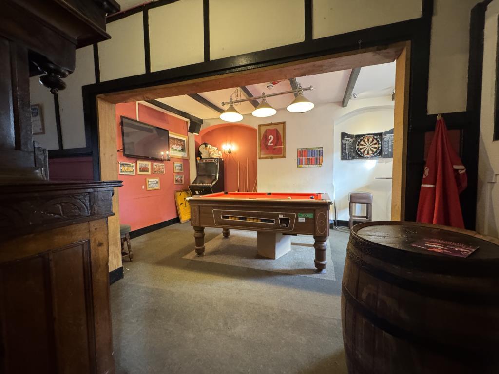Pool room to the main bar