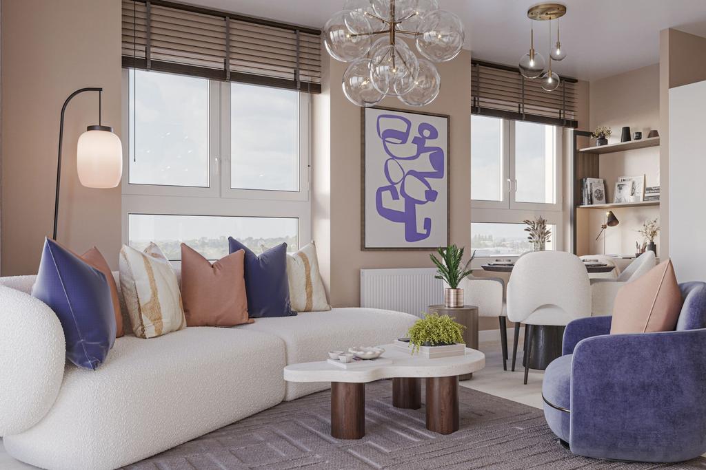 Royal Gateway - Two-bed apartment