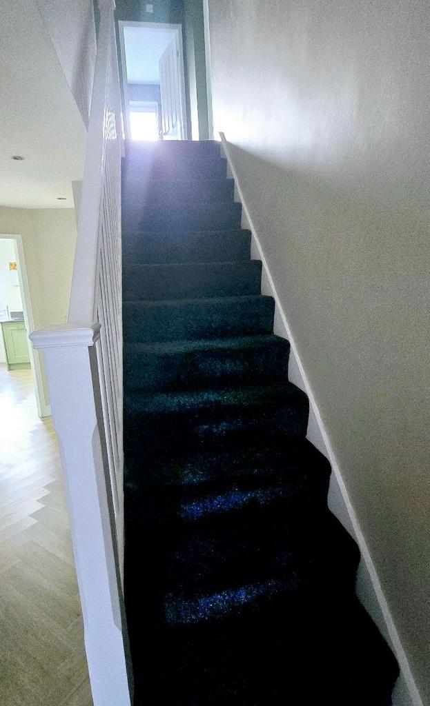 Stairway to upper level