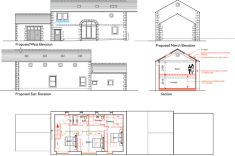 3 bedroom barn conversion for sale, 'The Barn' Main Street, Allonby CA15