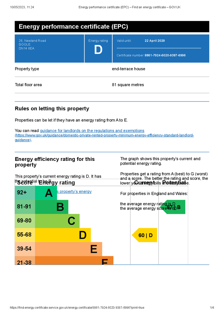 EPC Certificate