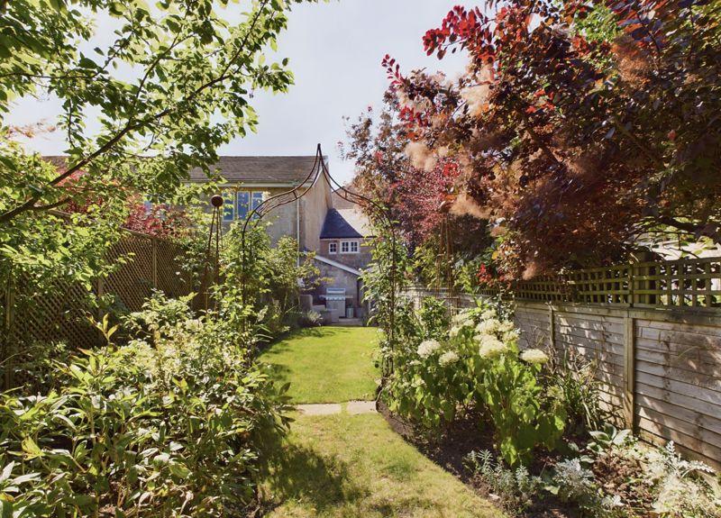 Rear garden to house