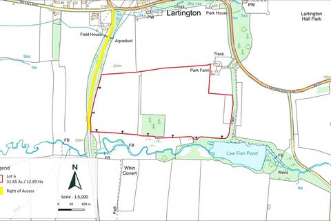 Land for sale, Lartington, Barnard Castle, County Durham, DL12