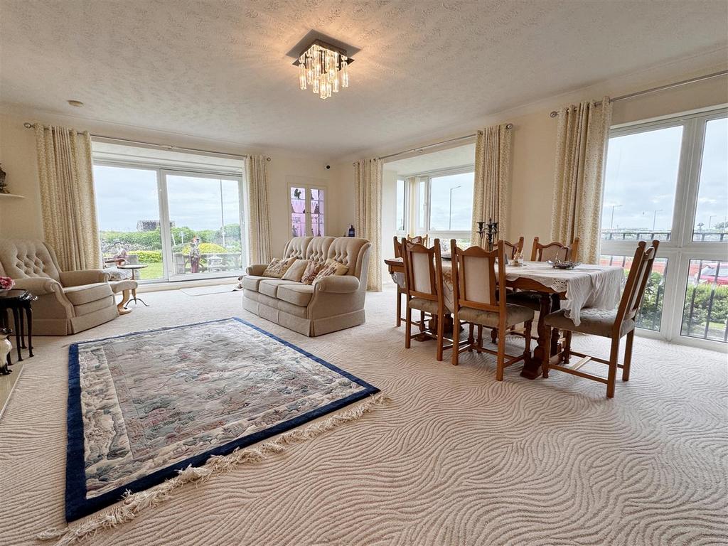 Lounge with dining area