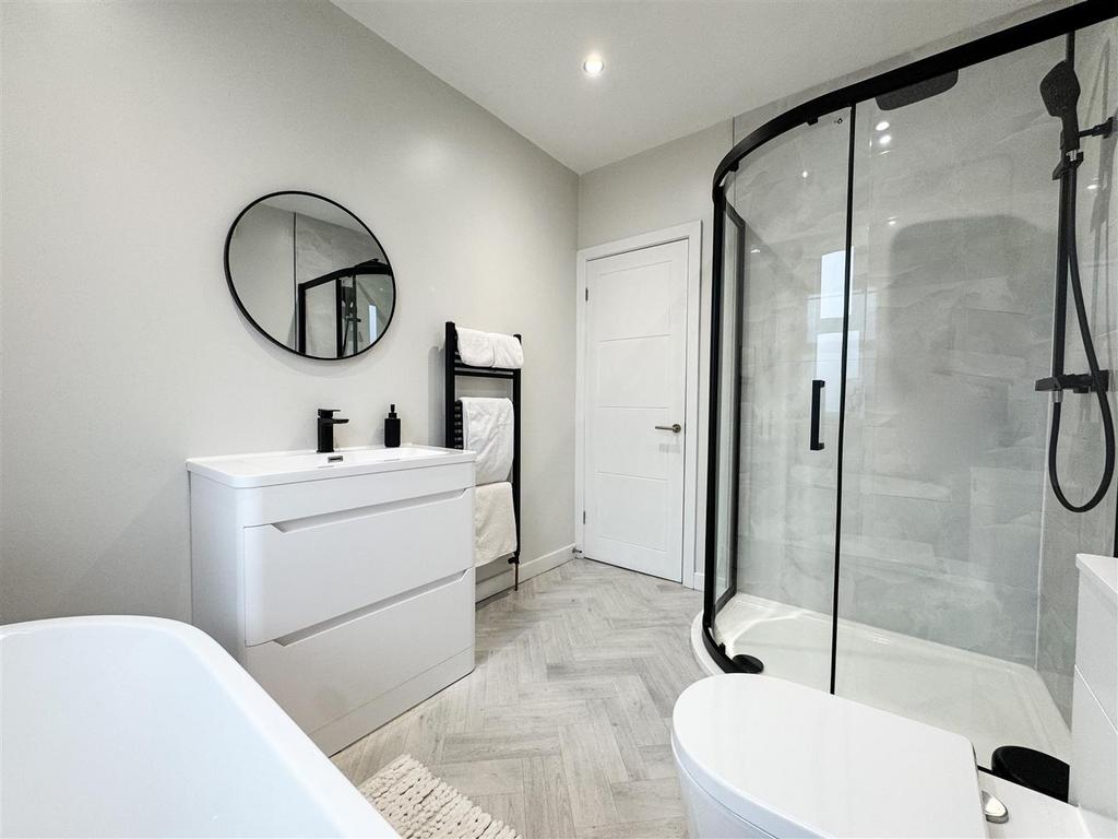 Famiily bath and shower room