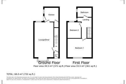 2 bedroom terraced house for sale, Mansfield Avenue, Thornaby, Stockton-on-Tees, Durham, TS17 7HH