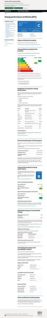 EPC Certificate